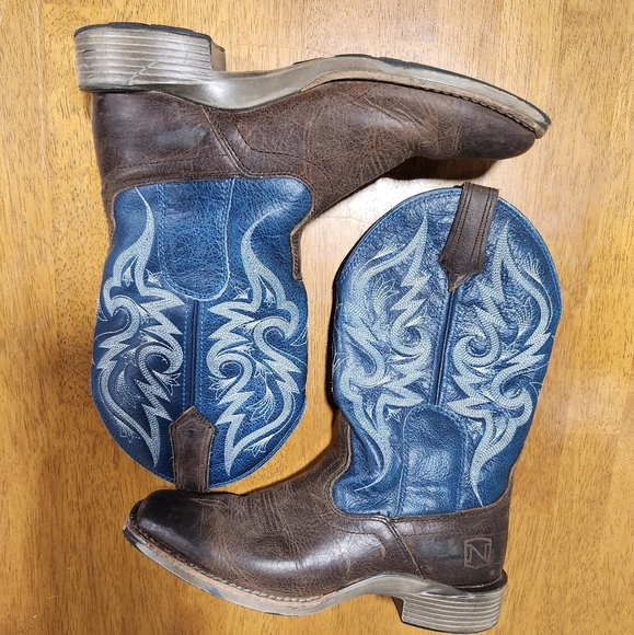 Noble Outfitters Square Toe Cowboy Boots Women's Size 7.5 - Picture 3 of 5